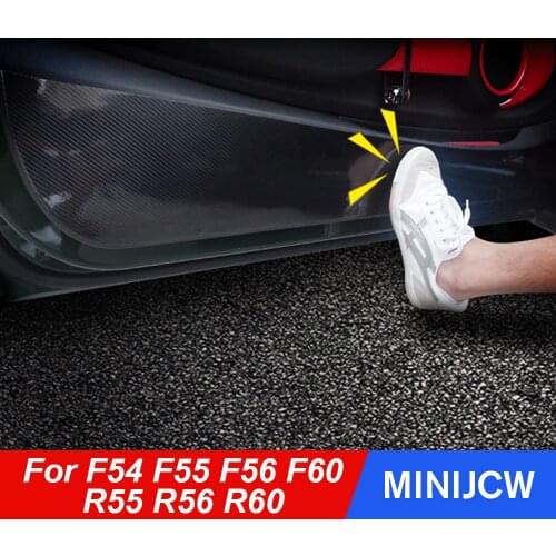 Car Door Anti-kick Pad Sticker Anti-dirty Protector Film For Mini Cooper S JCW One R55 R56 R60 F54 F55 F56 F60 Car Accessories