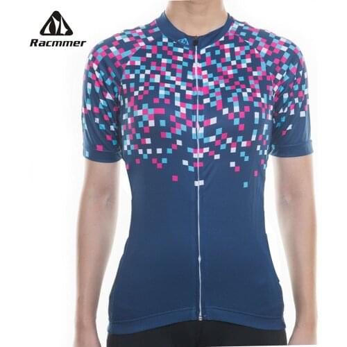 Racmmer 2020 New Pro Women Cycling Jersey Summer Mtb Clothes Short Bicycle Clothing Ropa Ciclismo Mujer Bike Wear Kit #NS-13