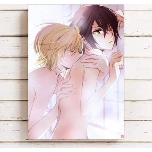 Anime posters Seraph of the last Mikaela Hyakuya X Yuichiro Hyakuya Retro Poster decor wall art picture room decor home decor