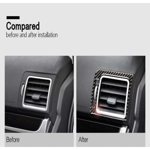Suitable for Subaru Forester instrument panel air outlet trim strip carbon fiber interior modification accessories