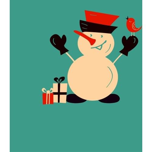 Greeting New Year Card Snowman Craft Paper Dies Cut Diy Handmade Mold Scrapbook For Card Making Stencils New Embossing Dies 2021