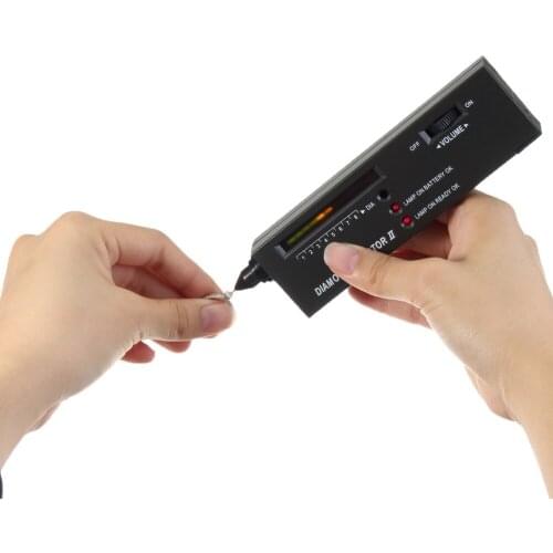 Professional High Accuracy Diamond Gems Tester Gemstone Selector Jewelry Watcher Tool LED Portable Diamond Indicator Tester Pen