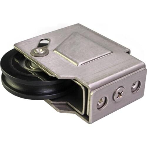 90-Type Sliding Door Plastic Steel Screen Window Pulley Aluminum Alloy Brass Wheel Muted Roller Track Hardware