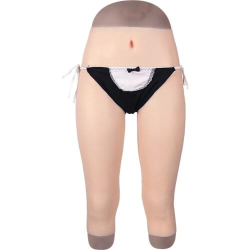 Calf-length Silicone Panty Realistic Full Silicone Fake Vagina Panty Crossdresser Transgender Cosplay Transvestite Dragqueen 1G