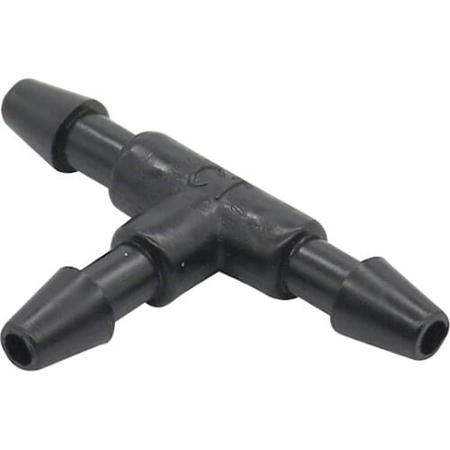 3 mm Garden Hose Connector Barbed Equal Tee Micro Drip Irrigation Pipe Barbed Connector Watering System Connection Parts 20 Pcs