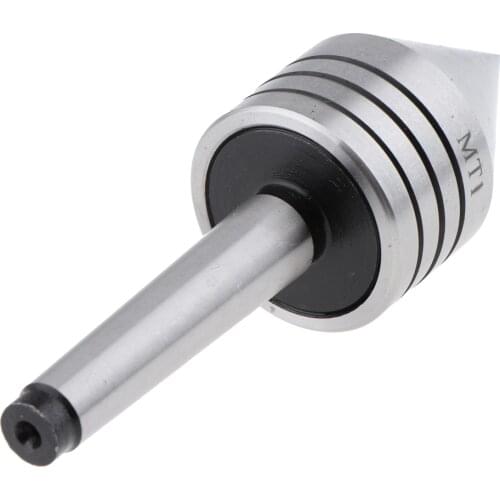 120mm / 4.7in Heavy Duty Steel Support Lathe Attachment MT1 Rotary Live Center High Speed Turning