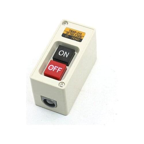 TBSN-315 2.2KW 15A ON/OFF 3 Poles NO NC Latching Power Push Button Switch