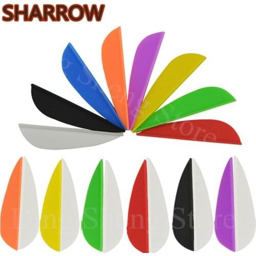 99Pcs/Lot 1.75" Archery Arrow Feather Rubber Vanes Fletching Fletche Arrow DIY Tools For Bow Outdoor Shooting Accessories