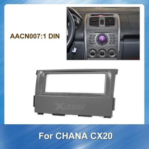 Car Radio Panel for CHANA CX20 2010+ Fascia 1 Din Car refitting DVD frame Stereo Plate Dash Adapter CD Trim Installation Kit
