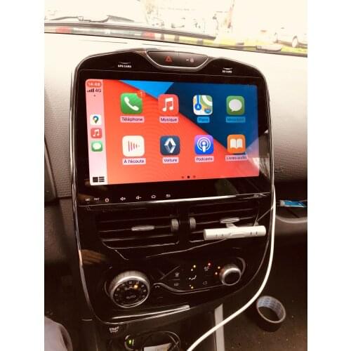 CarPlay PX6 DSP Android 10 Car Radio DVD GPS Bluetooth 5.0 WIFI for Renault Clio 2013 2014 2015 2016 Car Multimedia Player