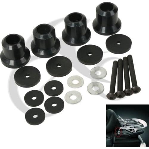 Motorcycle 5/8" Black Luggage Trunk Rack Risers Kit For Honda Goldwing GL1800 Trike Models 2001-2017 16 F6B 2013-2017
