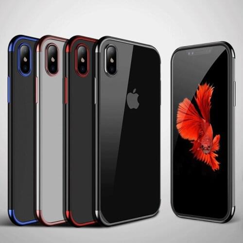 Phone Case For iPhone Xs Max 6.5 Anti-Knock Coque Soft TPU Silicone Protective Back Cover For iPhone XS X S XR 6.1 Fundas Cases