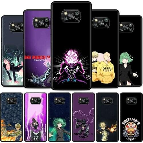One Punch Man Anime Phone Case For Xiaomi POCO X3 NFC M3 Pro 5G F3 GT Mi 11 Ultra 10t Lite 9T Note 10 Cover Capa Coque