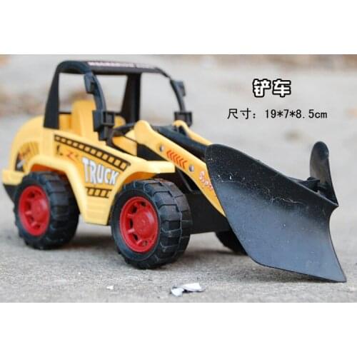 Excavators toy Construction Project Car 19cm Trucks Metal Educational Vehicles Excavators Dig Earth Pressure Clamp Truck Toys