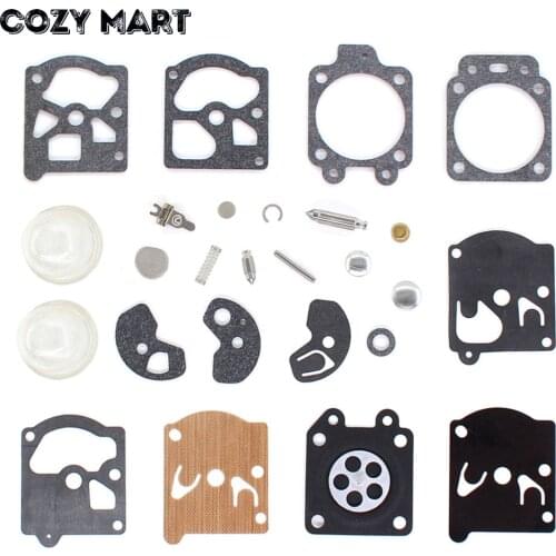 Carburetor Repair Kit & Primer bulb FOR WALBRO Carb Replace OEM: K10-WAT K10-WT K10-WA,Repair kits for Trimmer, Edger, Blower