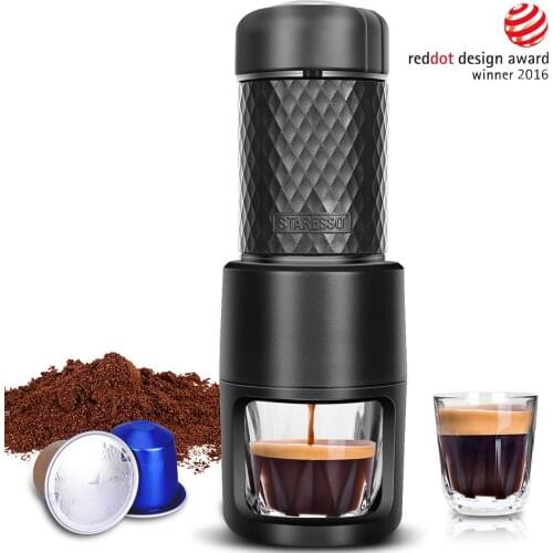 STARESSO Second Generation Manual Coffee Grinders SP-200 Portable Multifunctional Coffee Machine 2-in-1 Capsule Coffee Machine