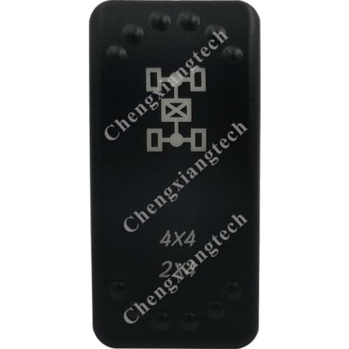 Laser Etched -4x4/2x4 - Led Backlit Rocker Switch Cap for Car Boat Truck Rv Switch Auto DIY Replacing, Cover Only
