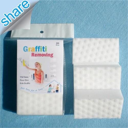 2018 Hot Selling 3PCS Wall Cleaning Graffiti Removing Stain Removing Compressed Nano Cleaning Sponge Household Necessary