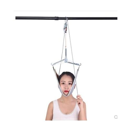 Cervical Traction Over Door Neck Massager Device Kit Stretcher Adjustment Chiropractic Back Head Massager relaxation