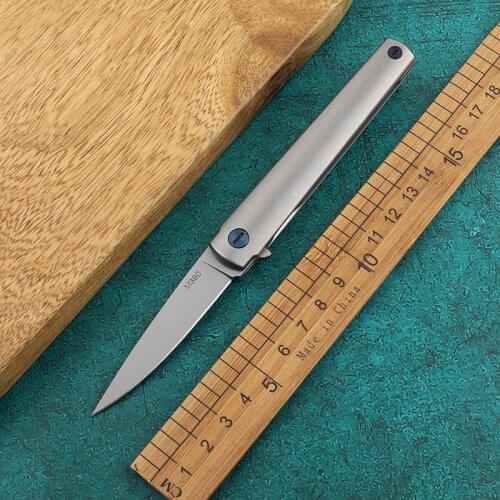Bee titanium handle M390 blade folding pocket EDC survival tool Kitchen Knife multifunctional outdoor hunting camping knife