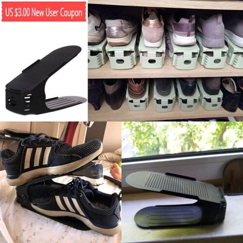 Durable Adjustable Shoe Rack Footwear-Support Shoe-Organizer Shoes Storage-Rack Closet-Stand Cabinet Adjustable Space-Saving