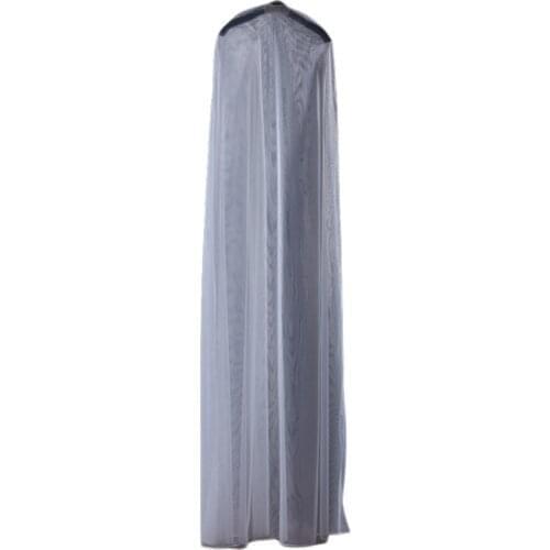 160/180/200cm Transparent Soft Tulle Dust Cover for Home Clothes Wedding Dress Garment Bridal Gown Protector Mesh Yarn 2021