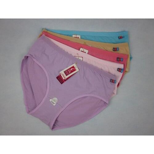 5pcs/lot Free Shipping Lady Panties Women Underwear Plus Size 100% Cotton Fiber Briefs