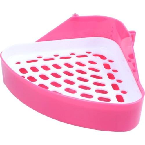 Pet Toilet, Small Animal Litter Tray Corner for Hamster Pig Cat Rabbit Pee / Random Color