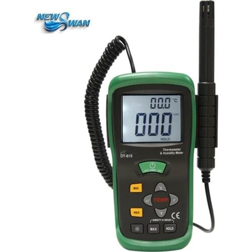 High sensitive DT-615 Two In One Professional Hygrometer Temperature Humidity Tester Equipment Display LCD Meter Instrument