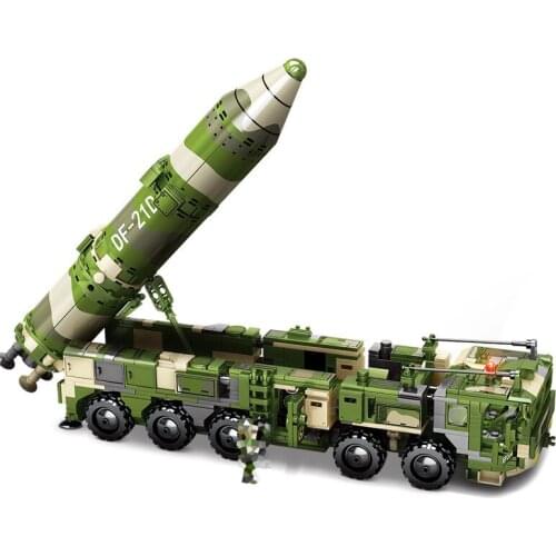 1230Pcs Military Series Educational Building Blocks Toys For Kids Boys 6Years DIY Birthday Present Armored Missile Vehicle Model