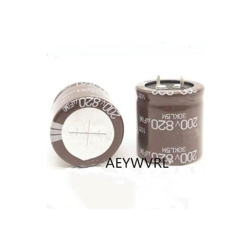 200v 820uf Original Electrolytic Capacitor Radial 820UF 200V 25mm*35mm (10pcs)