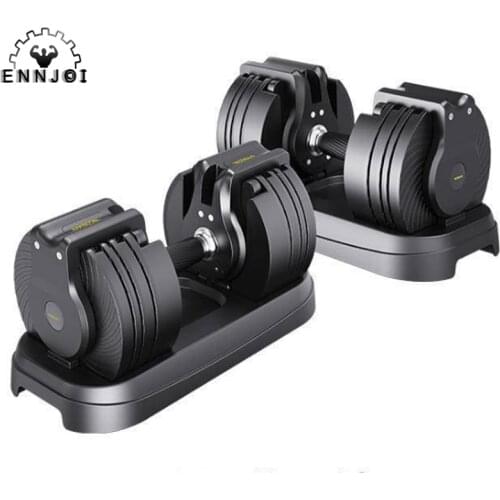 22.7KG/50LB Adjustable Dumbbells And Precise Weight Adjustment For Bodybuilding Exercising Fitness Equipment