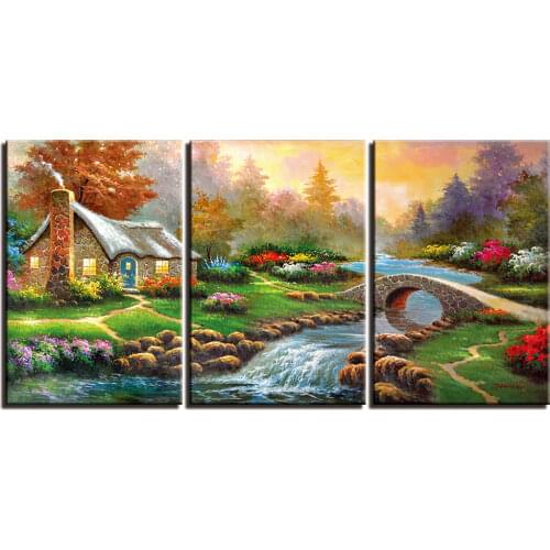3 Piece Wall Art Pictures Scenery Canvas Print Modern Art Posters For Living Room Home Office Decor