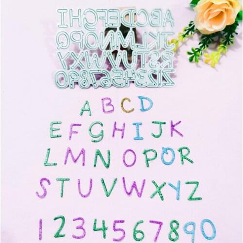 Alphanumeric Ranctang cutting moulds, scrapbooks, moulds, metal stamps and business card printing moulds DIY