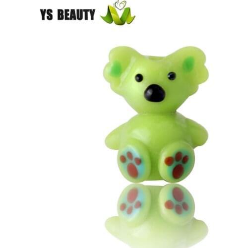 Christmas series glass beads small animal beads manufacturers original design lamp glass beads accessories