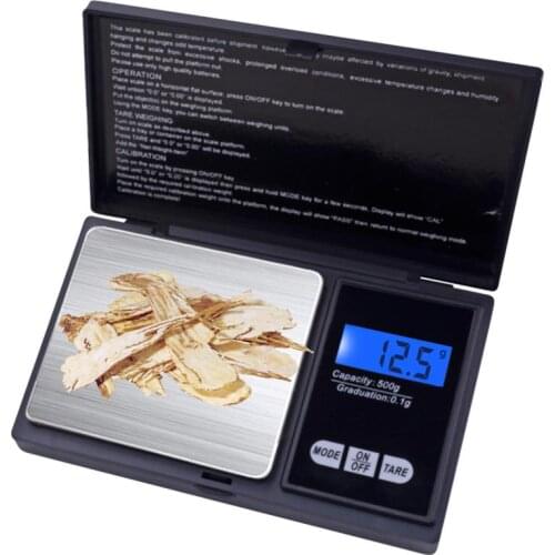 LCD Digital Pocket scale 500/0.01g Jewelry Gold Balance Weight Scale Electronic Gold Coin Scale for Household, Pharmacy
