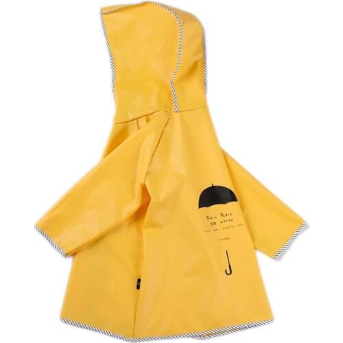 Smally children raincoat, student waterproof raincoat, non disposable schoolbag, raincoat, single piece