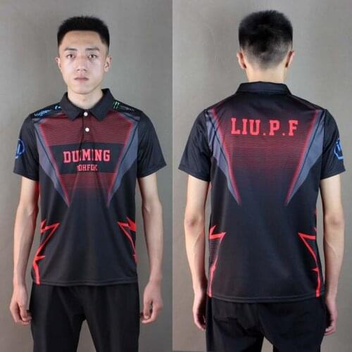 DIY customize polo e-sports jersey fashion printing short sleeve game shirt factory direct sale sport jersey