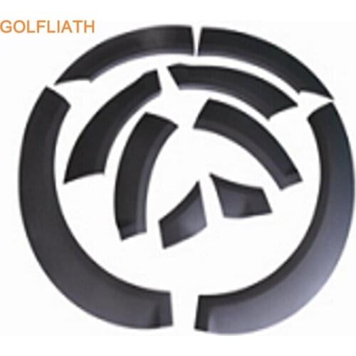 GOLFLIATH PP material gray painted wheel brow one set fir for audi Q7 2011 2012 2013