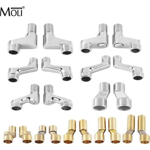 Brass Bathroom Accessories Claw Foot Bathtub Faucet Adjustable Swing Arms Install Parts Material Wall Mounted