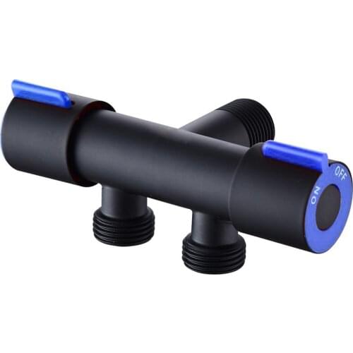 Stainless Steel Washing Machine Faucet 1in 2 out Multifunctional Water Tap Double Bibcock Outdoor Garden Washing Machine Mop Tap