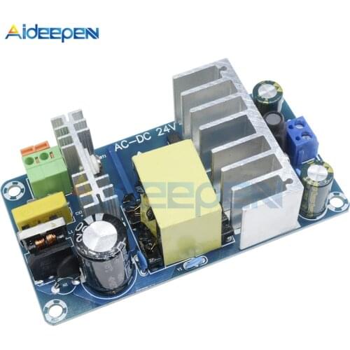 Power Supply Module AC 110v 220v to DC 24V 6A AC-DC Switching Power Supply Board 6A-8A 50HZ/60HZ 100W AC85-265V To DC24V DC12V