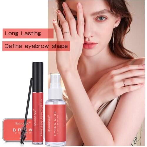 Eyebrow Styling Set Eyebrow Styling Cream Aloe Vera Water Spray Eyebrow Growth Lamination Liquid Eyelash Brush Lift EyebrowTSLM1