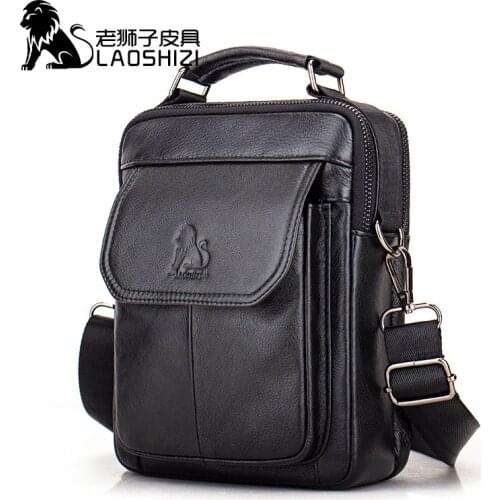 New Mens Cowhide Shoulder Bag Fashion Vertical Square Crossbody Bag Luxury Designer Handbags Men Bags 2021