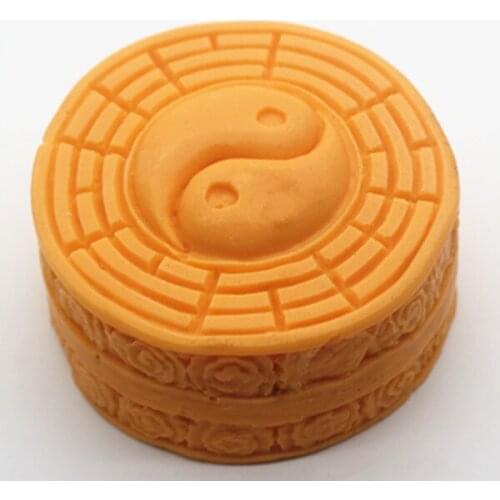 Wholesale/retail,free shipping, 1 pcs C567 DIY Taiji gossip Cake mould silicone mold polymer clay handmade soap mold