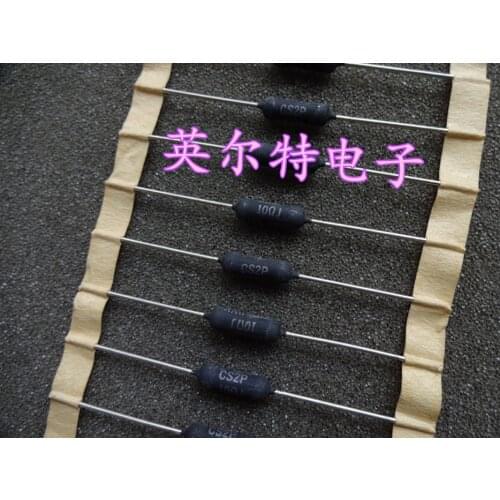 Original new 100% fever resistor 2W 10R 2W 10ohm CS2P 10R volume 4*13 (Inductor)