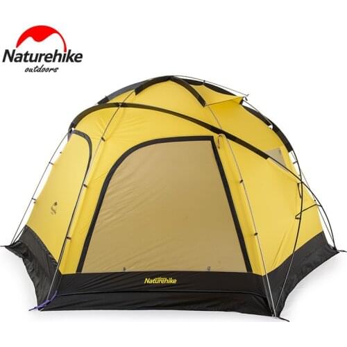 Naturehike Fallstreak Hole Super 4-6 People Tent Outdoors Camp Tent Group Camping Equipment Hexagonal Tent