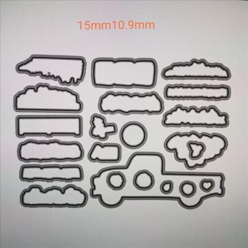 Seal of automobile flower heart knife mold Metal Cutting Dies for DIY Scrapbooking Album Paper Cards Decorative Crafts Embossing