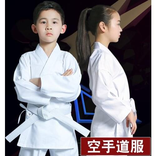 Karate Dress Child Adult Suitable White Suits Professional Uniform Cotton Comfortable Breathable XXXS-XXL