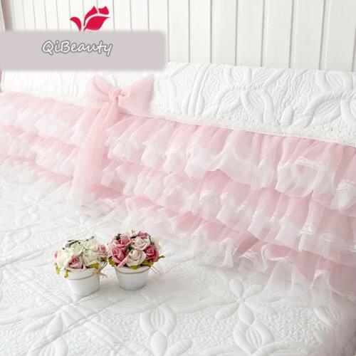 Princess Dreamy Hazy Layers restonic sha White Quilted Bed Cover/Bed Cover